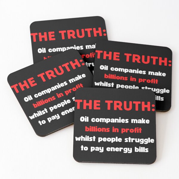 Item preview, Big Oil Profits - Corporate Greed designed and sold by WritetheWrongs.