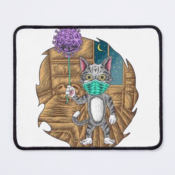 Item preview, A Cat Fights For The Corona Virus designed and sold by Edi-toon.