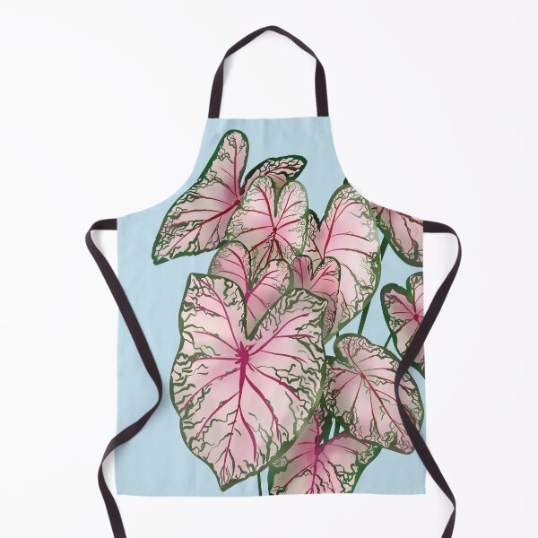 Item preview, Caladium Pink Beauty Illustration On Blue designed and sold by Ana Moguš.