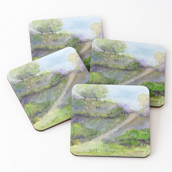 Artikelvorschau, Nachmittag Schatten Aquarell Landschaft 02 entworfen und verkauft von Heatherian.