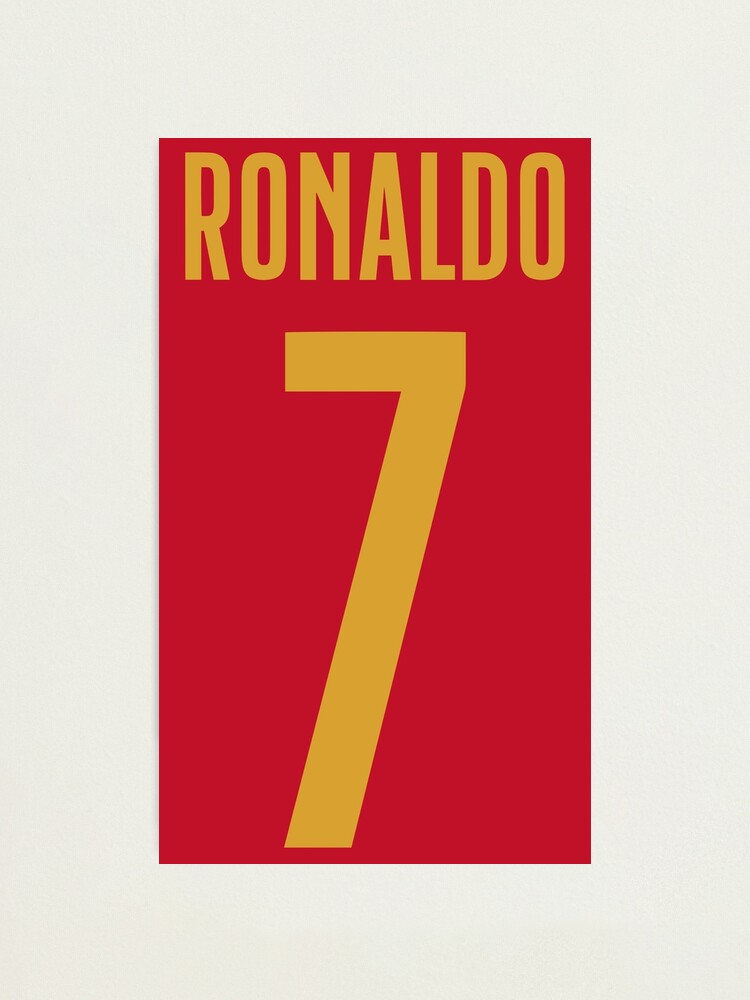 Fotodruck for Sale mit Christiano Ronaldo Portugal Trikot 2023