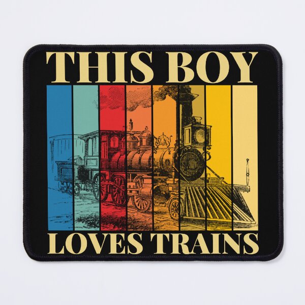 Item preview, This Boy loves Trains designed and sold by Nicet-shirt1.