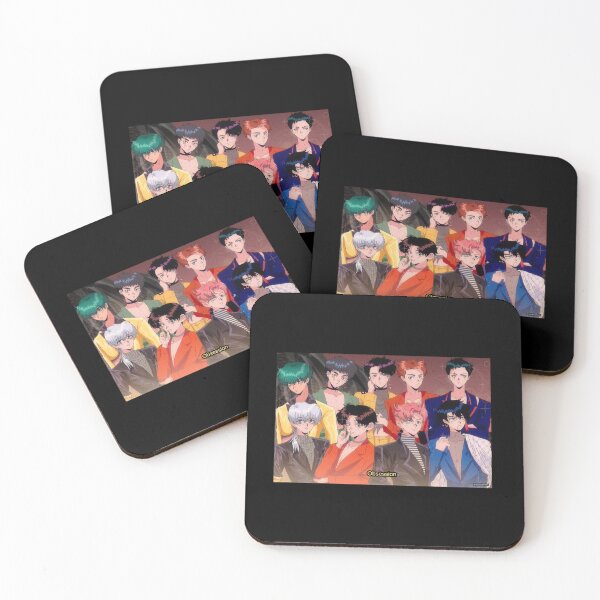 Item preview, EXO Anime Kpop Obsession OT9 Sticker designed and sold by AlmaHolland8.