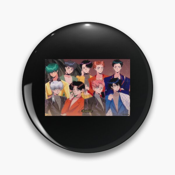 Item preview, EXO Anime Kpop Obsession OT9 Sticker designed and sold by AlmaHolland8.