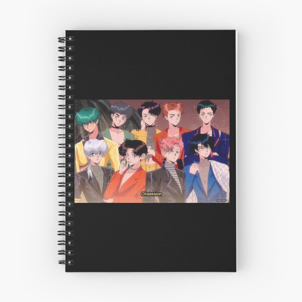 Item preview, EXO Anime Kpop Obsession OT9 Sticker designed and sold by AlmaHolland8.
