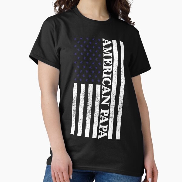 Item preview, Papa with US american flag dad gift designed and sold by Mansn.
