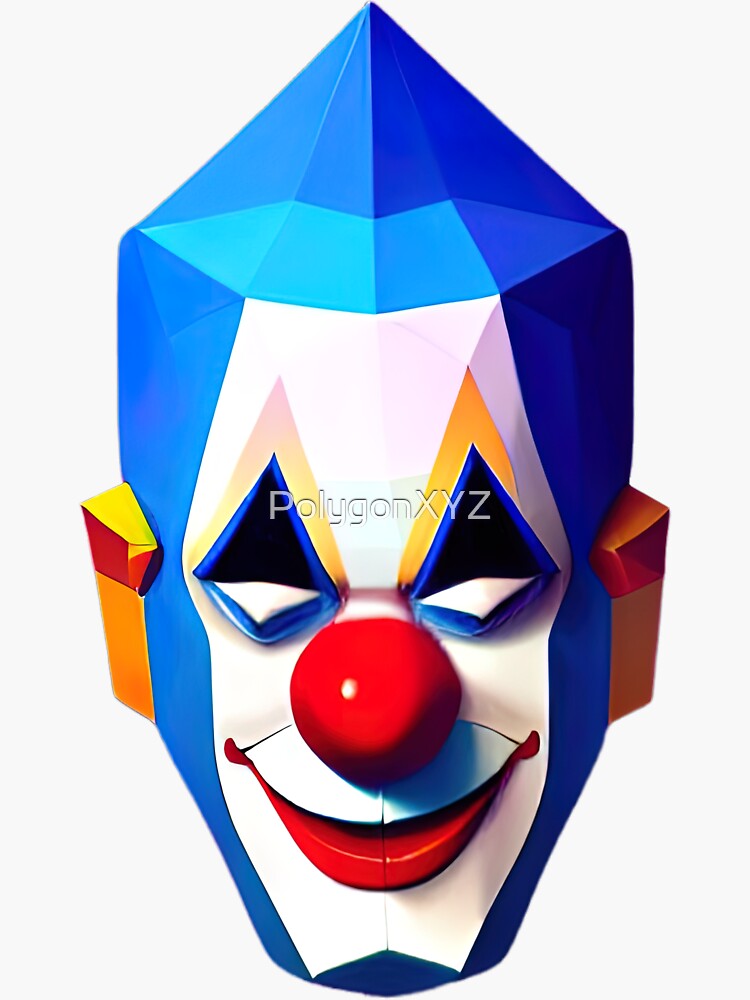 Clown Face - Clown Face - Sticker