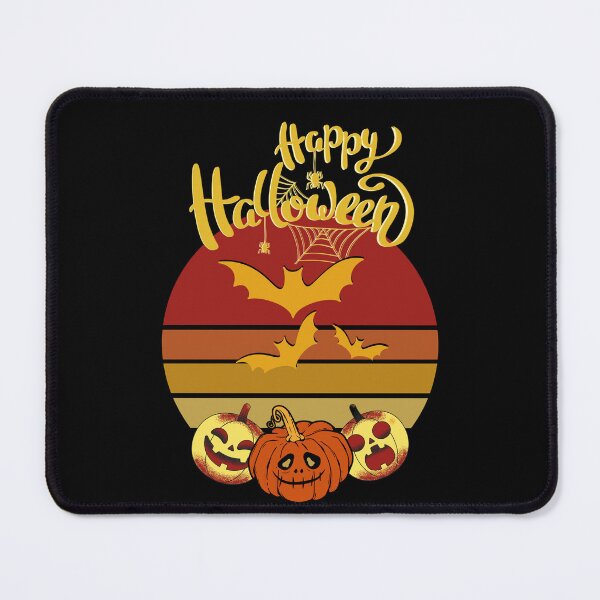 Item preview, Happy Halloween Scary Evil Pumpkin Funny Pumpkin Vintage Retro designed and sold by BearCaveDesigns.