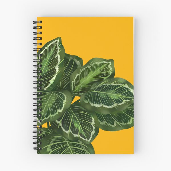 Item preview, Calathea Marion Illustration On Dark Yellow designed and sold by Ana Moguš.