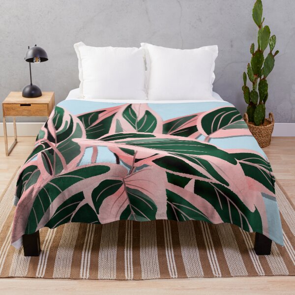Item preview, Calathea Triostar Illustration On Pink designed and sold by Ana Moguš.