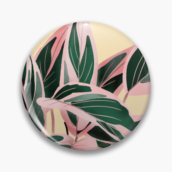 Item preview, Calathea Triostar Illustration On Yellow designed and sold by Ana Moguš.