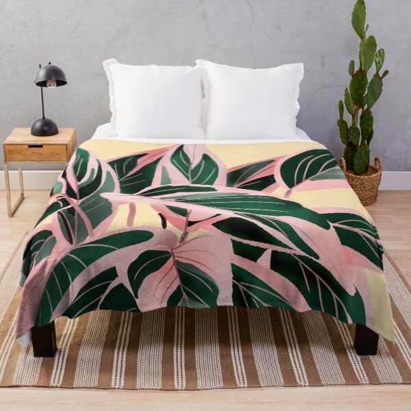 Item preview, Calathea Triostar Illustration On Yellow designed and sold by Ana Moguš.