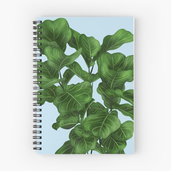 Item preview, Fiddle Leaf Fig Illustration On Blue designed and sold by Ana Moguš.