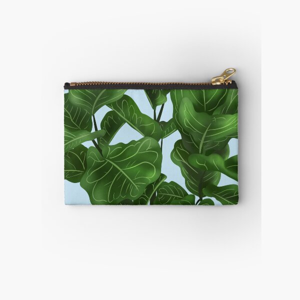 Item preview, Fiddle Leaf Fig Illustration On Blue designed and sold by Ana Moguš.