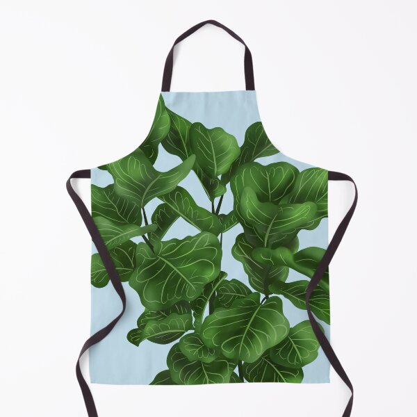 Item preview, Fiddle Leaf Fig Illustration On Blue designed and sold by Ana Moguš.
