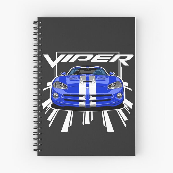 Item preview, Illustration Artwork - Viper - Ocean Blue with white stripes designed and sold by SketchNinja.