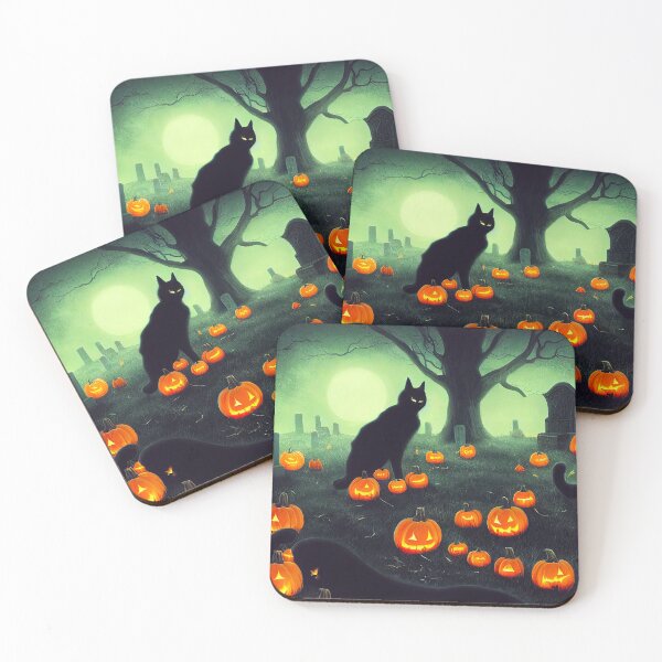Item preview, Halloween Cats designed and sold by ladarkepoque.