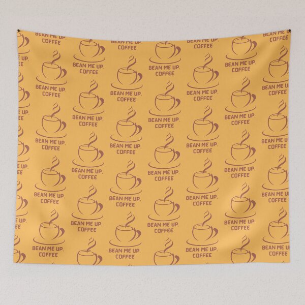 Item preview, Bean Me Up, Coffee. Funny Coffee Break Art designed and sold by Rebel-Design.