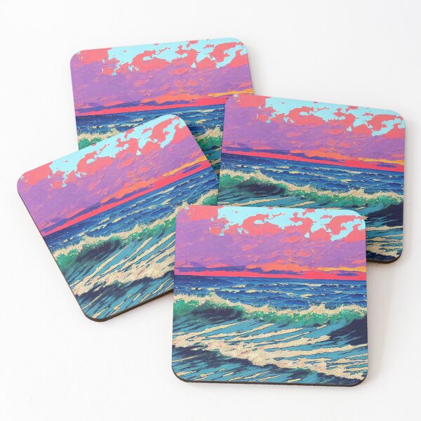 Item preview, Ocean Waves - Open Impressionism designed and sold by SkyeArtShop.