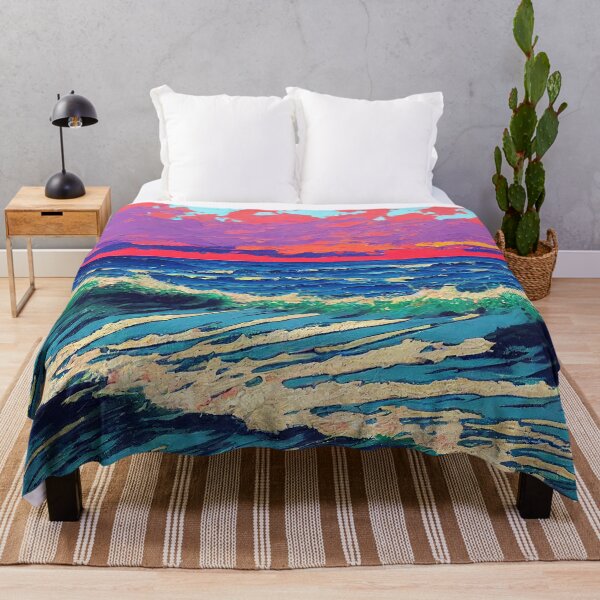Item preview, Ocean Waves - Open Impressionism designed and sold by SkyeArtShop.