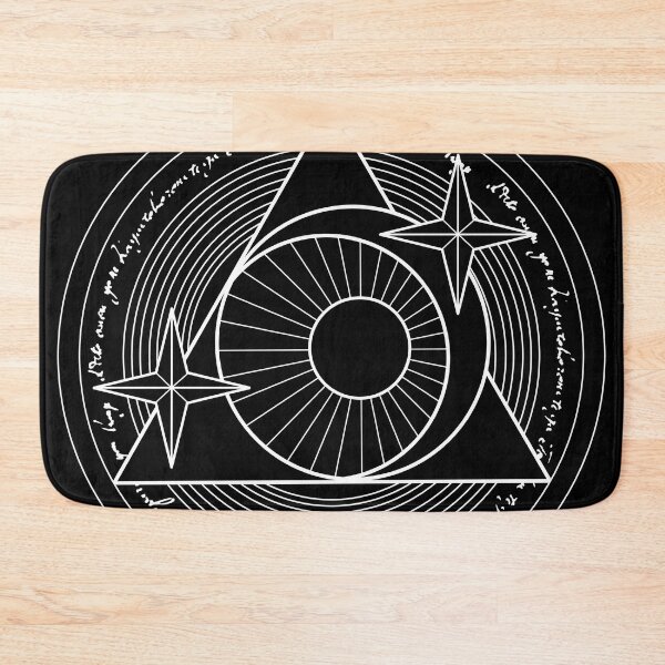 Item preview, Moon and Stars White Line Magic Circle designed and sold by Saanis.