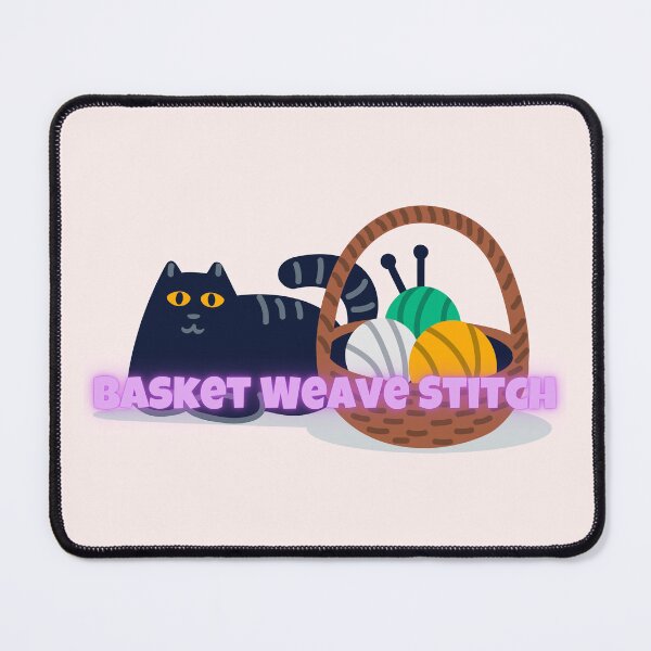 Item preview, Basket Weave Stitch Funny Crochet Puns Memes Mom Gift designed and sold by YURISPACE.