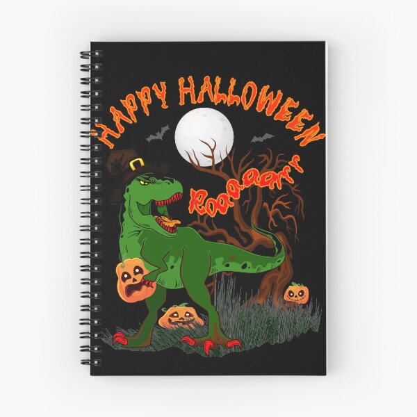 Item preview, HAPPY HALLOWEEN T-REX WITH PUMPKIN designed and sold by AnjaFashion.