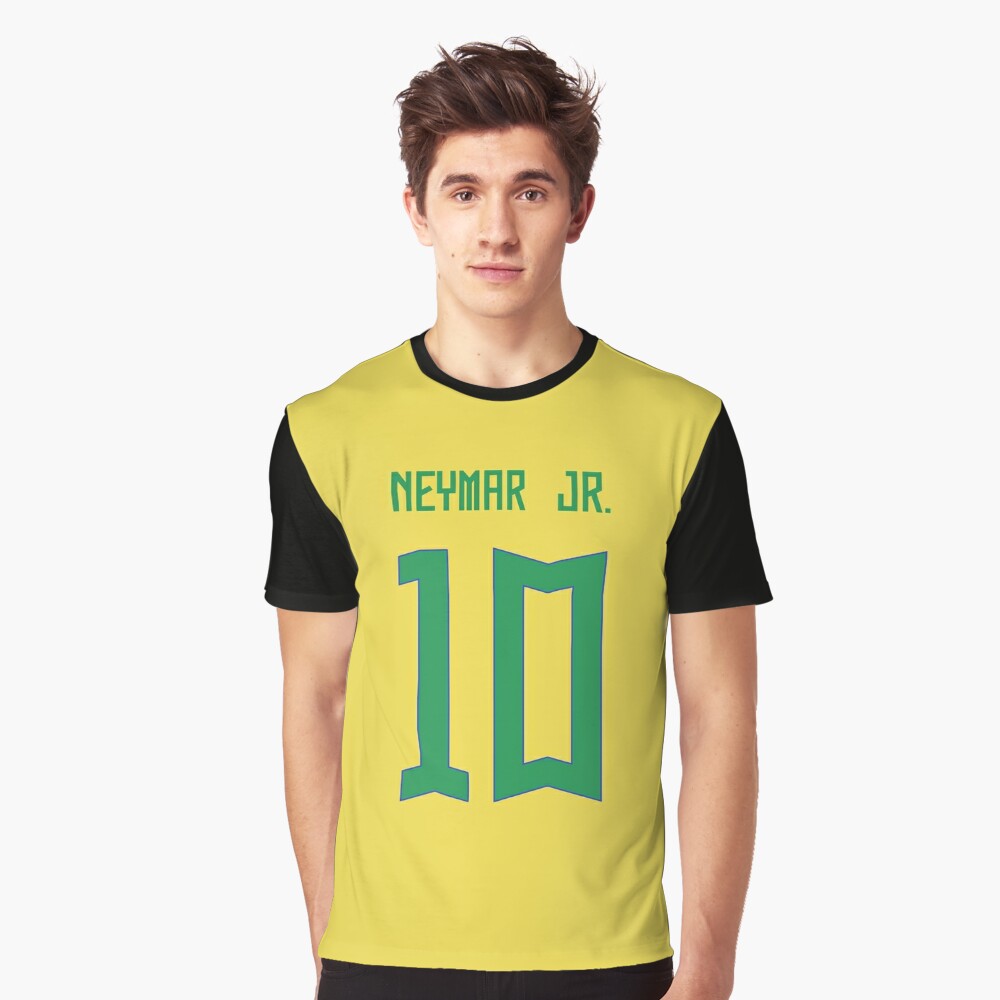 Neymar Jr Brazil Home Jersey 2023 Photographic Print for Sale by