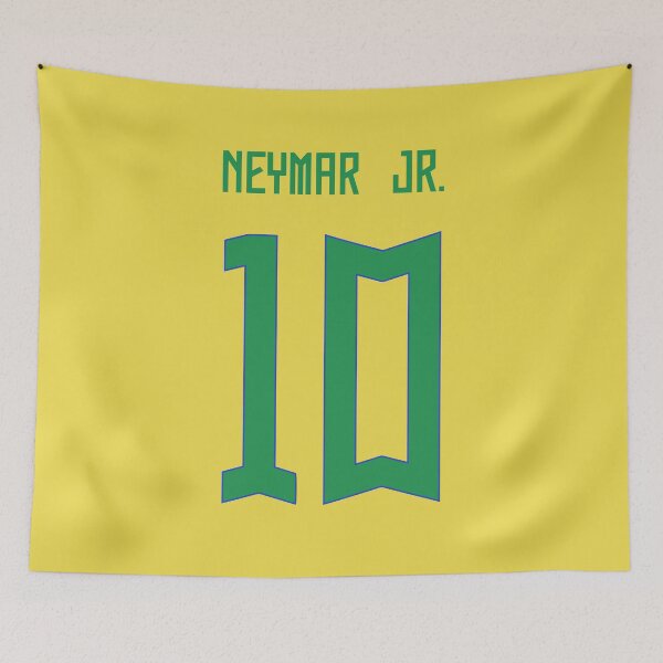 Item preview, Neymar Jr Brazil Home Jersey 2023 designed and sold by Alimator.