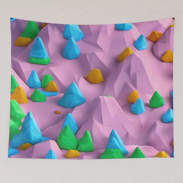 Item preview, Low-poly Mountain designed and sold by knurvs.