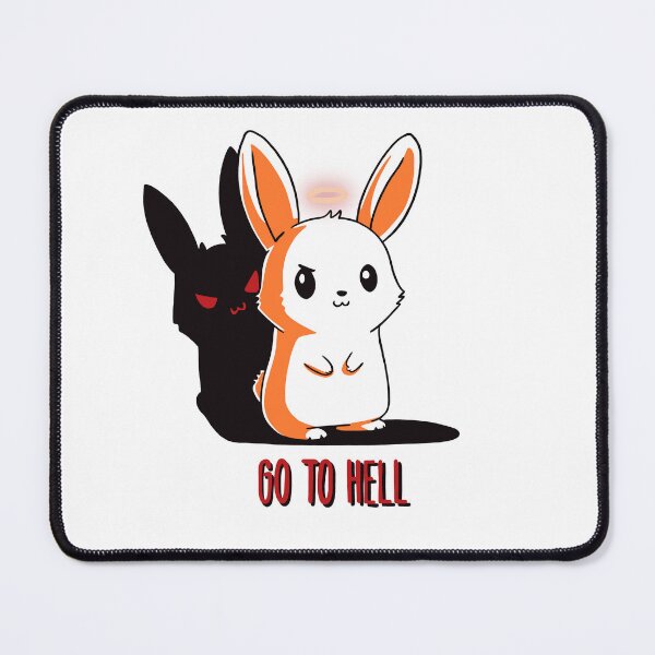 Item preview, Go to hell Bunny designed and sold by OnlyCoolDesigns.