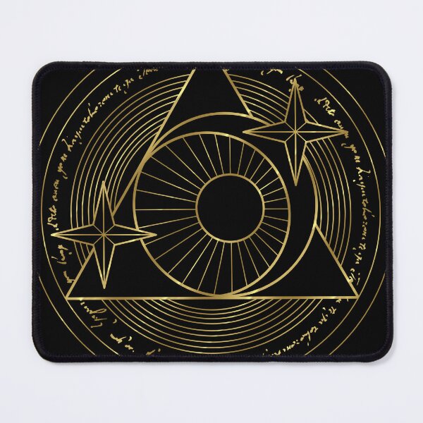 Artikelvorschau, Mond und Sterne Golden Line Magic Circle entworfen und verkauft von Saanis.