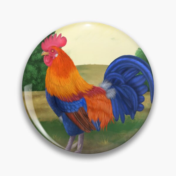 Item preview, Rooster in the fields designed and sold by MariaDracona.