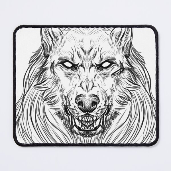 Item preview, Werewolf head 4 designed and sold by Furiarossa.