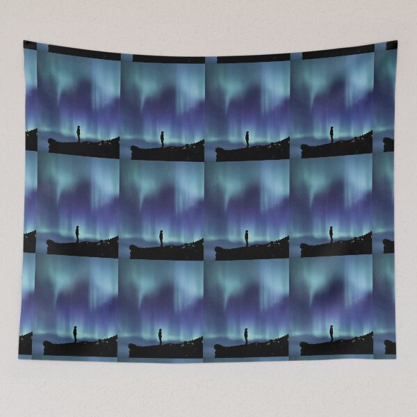 Item preview, YOUNG MAN UNDER THE NORTHERN LIGHTS designed and sold by MJ96-PRO.