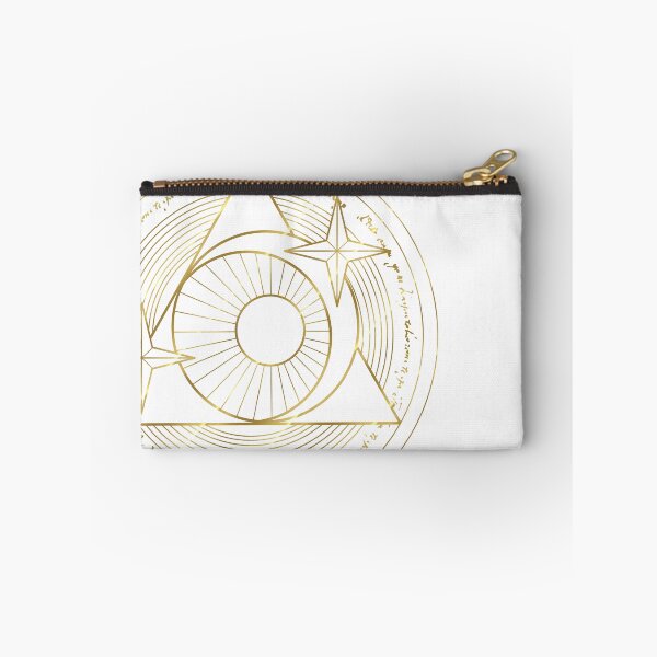 Item preview, Moon and Stars Golden Line Magic Circle on White designed and sold by Saanis.
