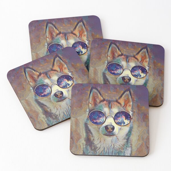 Item preview, Cool Husky Dog Illustration With Sunglasses designed and sold by shoppnow1.