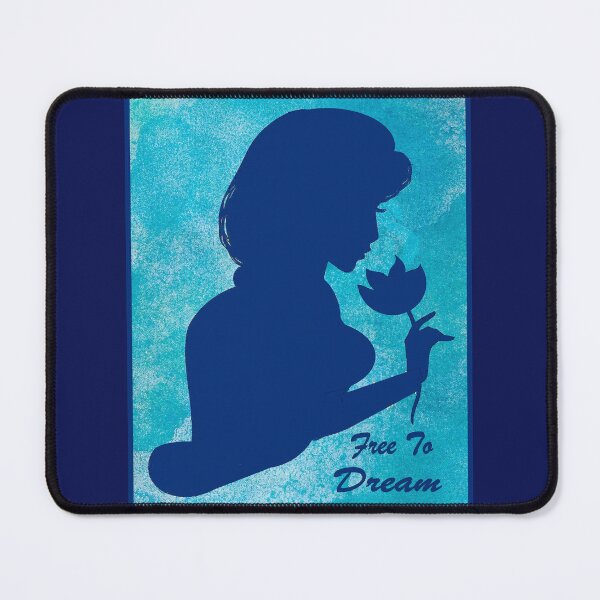 Item preview, FREE TO DREAM : Young Girl in Thought Contemplating Her New Future Holding a Flower Print designed and sold by posterbobs.