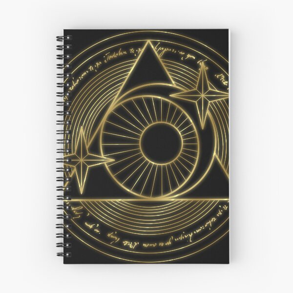 Item preview, Glowing Moon and Stars Golden Line Magic Circle  designed and sold by Saanis.
