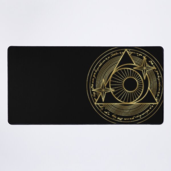 Item preview, Glowing Moon and Stars Golden Line Magic Circle designed and sold by Saanis.