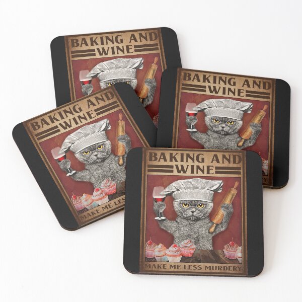 Item preview, Baking And Wine Make Me Less Murdery designed and sold by loburyankev.