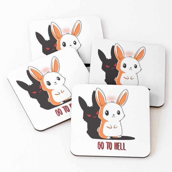 Item preview, Go to hell Bunny designed and sold by OnlyCoolDesigns.