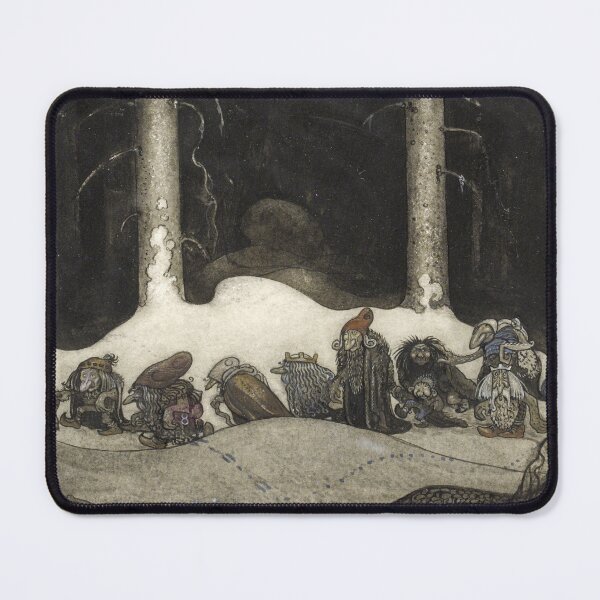 Item preview, In the yule night by John Bauer designed and sold by artofthenorth.