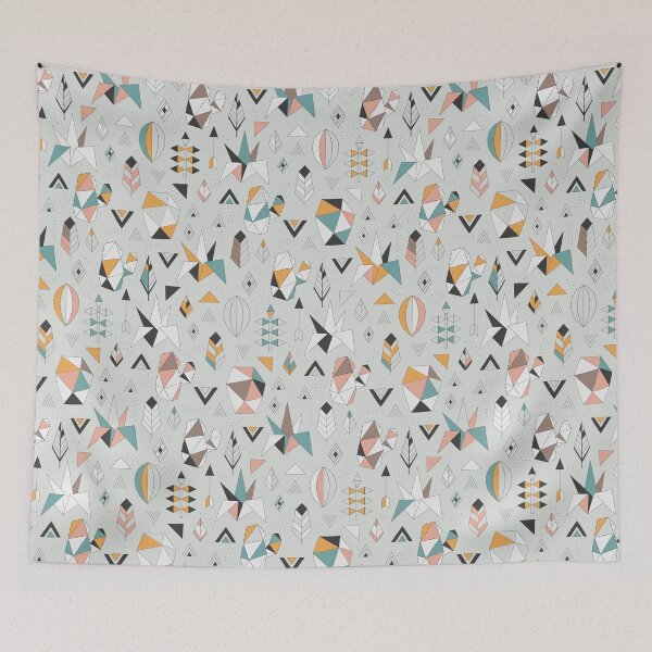 Item preview, Geometric boho succulents designed and sold by kostolom3000.