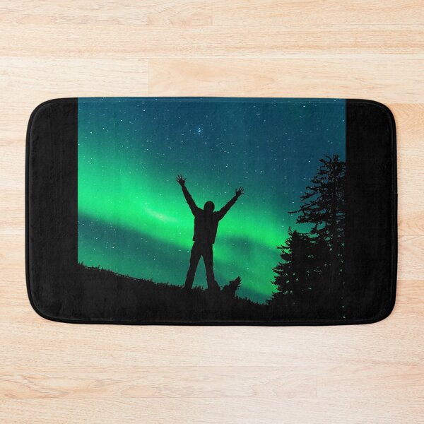 Item preview, HAPPY GUY UNDER THE NORTHERN LIGHTS designed and sold by MJ96-PRO.