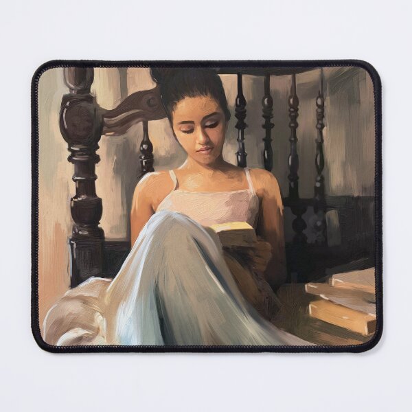 Item preview, Girl reading a book designed and sold by theartofchanuka.