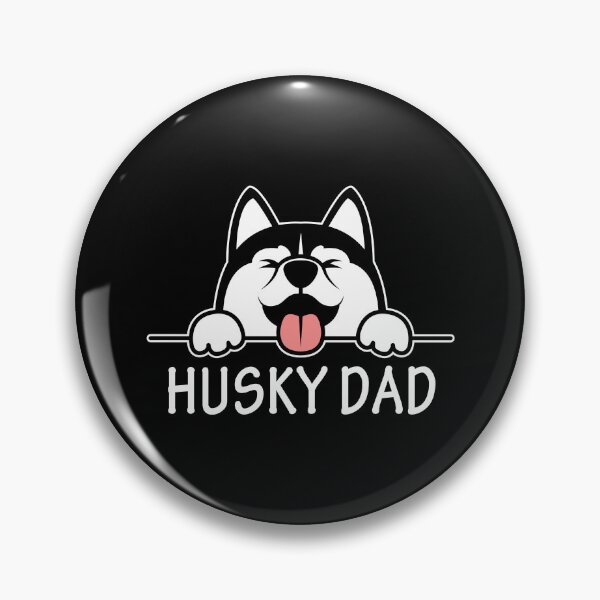 Item preview, Siberian Husky Dad designed and sold by SoccaTamam.