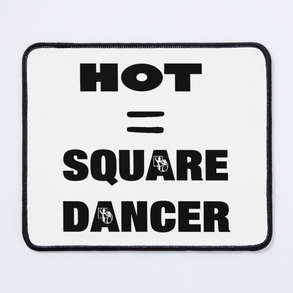 Item preview, Hot Equals BLK designed and sold by Square Dancing Gifts & Merchandise.