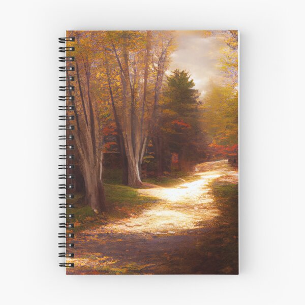 Aperçu de l'œuvre Une promenade à travers les arbres et les feuilles d'automne dans le Vermont 2 créée et vendue par RileyKyler.