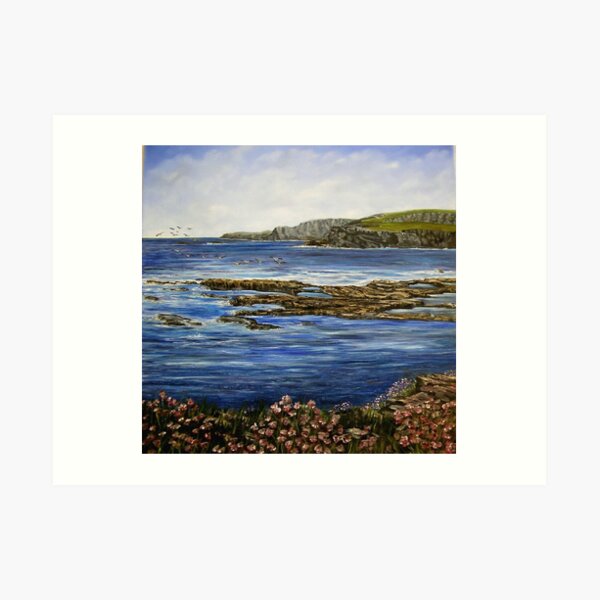 "Kilkee Cliffs - County Clare" Art Print